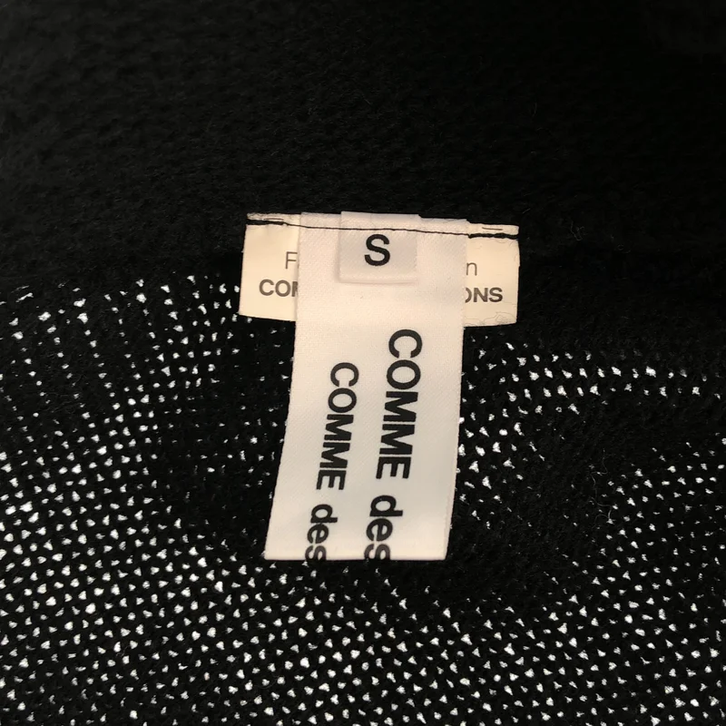 COMME des GARCONS COMME des GARCONS / コムコム | 2013AW | ウール ニットカーディガンドッキング ダブルライダースジャケット | S | レディース
