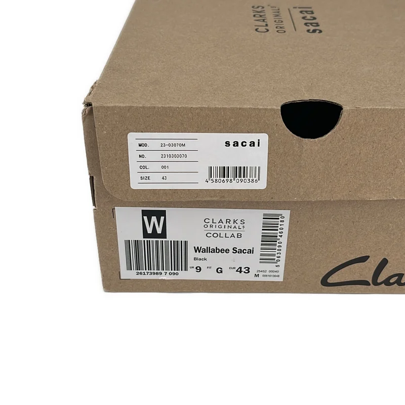 sacai / サカイ | 2023SS | × clarks / Hybrid Wallabee Boot / レザー ワラビーブーツ | 27 | メンズ