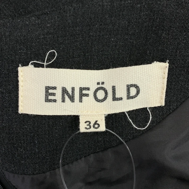 ENFOLD / エンフォルド | リネン アシンメトリー 7分丈ワンピース | 36 | レディース