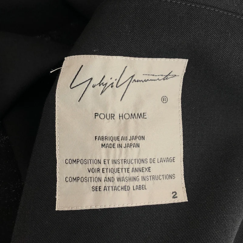 YOHJI YAMAMOTO POUR HOMME / ヨウジヤマモトプールオム | 2018SS | ウールギャバ 変形コート | 2 | メンズ