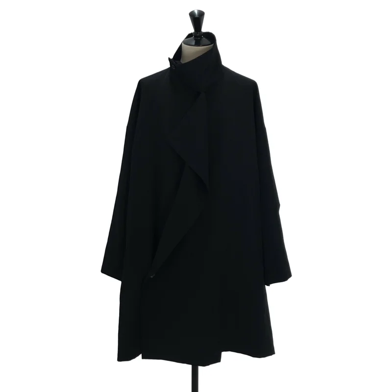 YOHJI YAMAMOTO POUR HOMME / ヨウジヤマモトプールオム | 2018SS | ウールギャバ 変形コート | 2 | メンズ