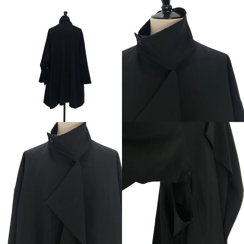 YOHJI YAMAMOTO POUR HOMME / ヨウジヤマモトプールオム | 2018SS | ウールギャバ 変形コート | 2 | メンズ
