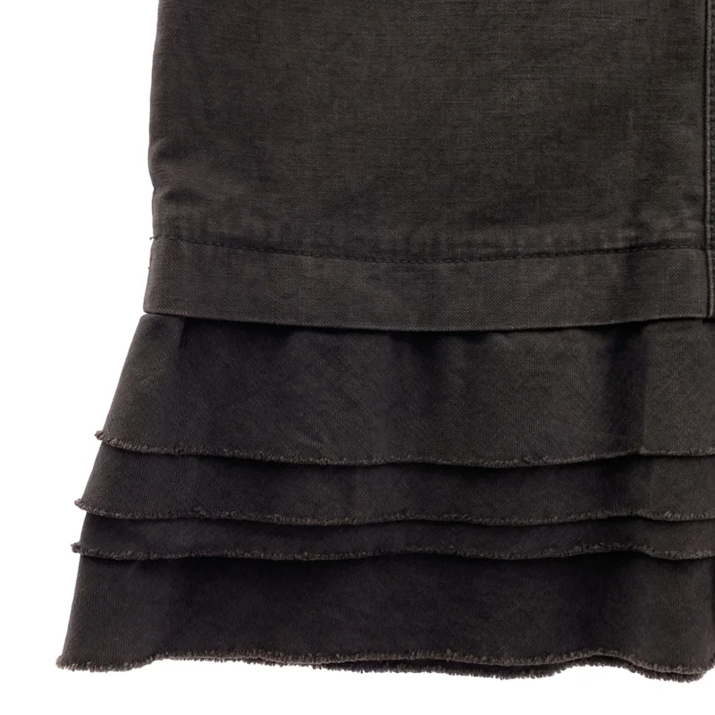 tricot COMME des GARCONS / トリココムデギャルソン | 2007AW | 製品洗い加工 デニム ティアードデザインスカート | M | レディース