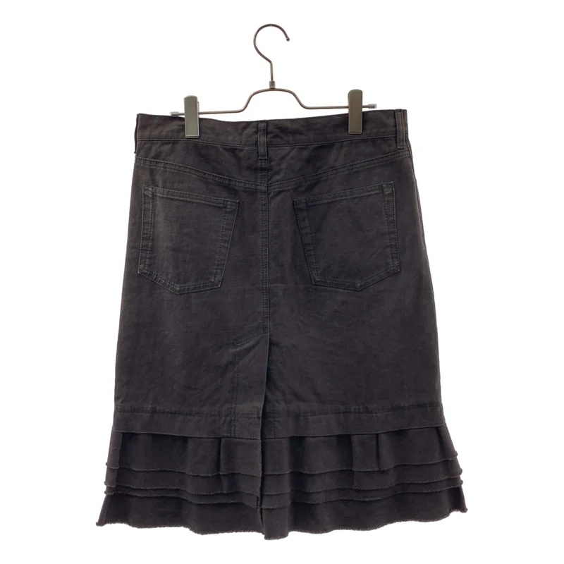 tricot COMME des GARCONS / トリココムデギャルソン | 2007AW | 製品洗い加工 デニム ティアードデザインスカート | M | レディース