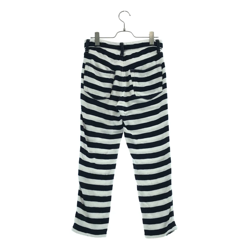 JUNYA WATANABE COMME des GARCONS / ジュンヤワタナベ | 2011SS | コットン ボーダー スウェットパンツ | XS | レディース