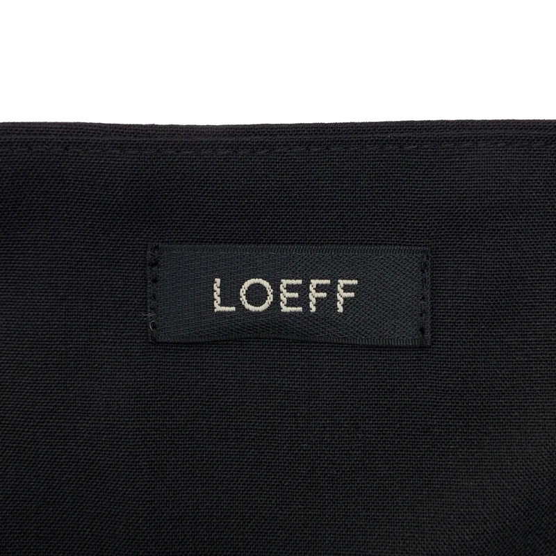 LOEFF / ロエフ | ウール混 フロントジップ ギャザーサロペット | 1 | レディース