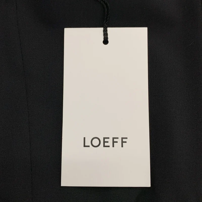 LOEFF / ロエフ | ウール混 フロントジップ ギャザーサロペット | 1 | レディース