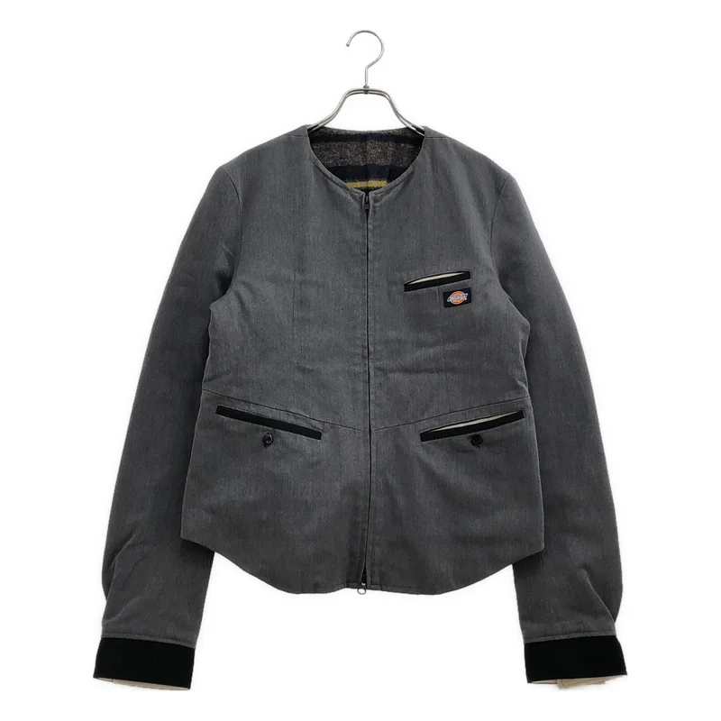 TAKAHIROMIYASHITA The Soloist / タカヒロミヤシタザソロイスト | × Dickies / ブランケットライナー 再構築 ノーカラージャケット TM-03 | M | メンズ