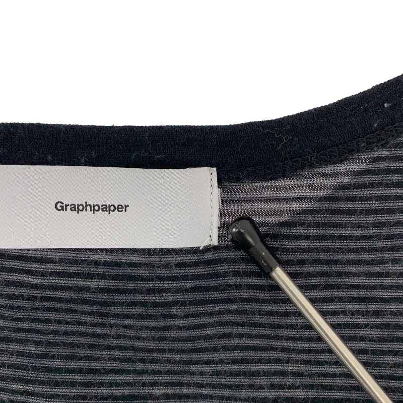 Graphpaper / グラフペーパー | 2024AW | Wool Border L/S Tee / ウール ボーダー ロングスリーブTシャツ |
