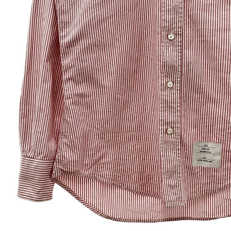 THOM BROWNE / トムブラウン | 2009SS | コットン ストライプ ボタンダウンシャツ | 1 | メンズ