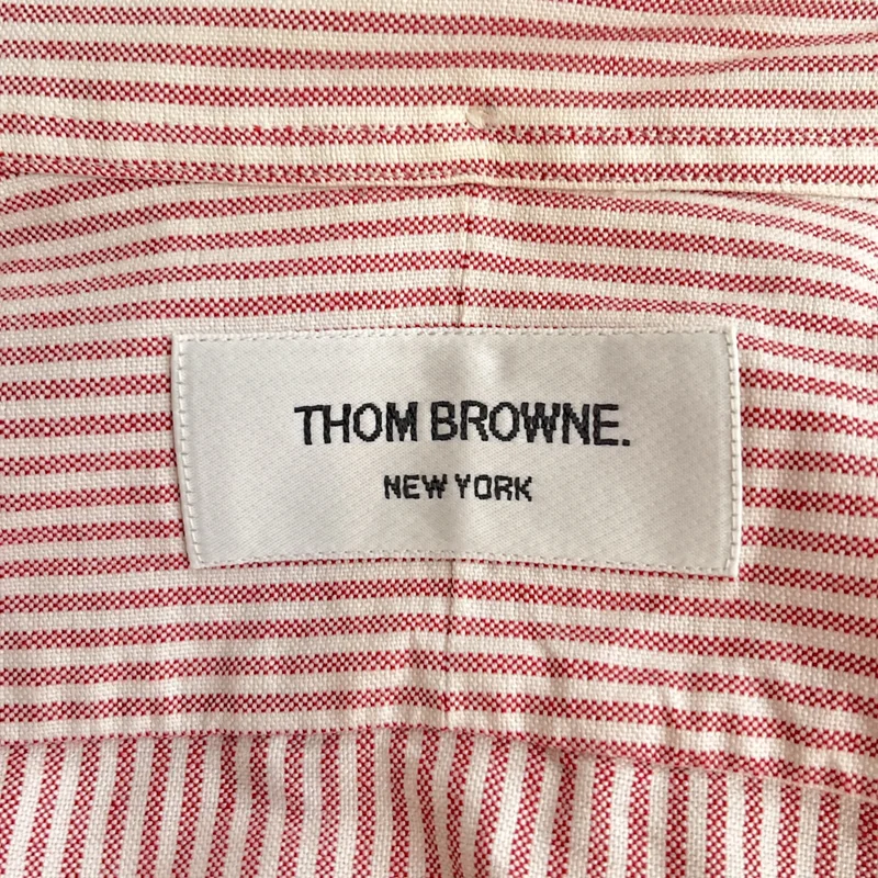 THOM BROWNE / トムブラウン | 2009SS | コットン ストライプ ボタンダウンシャツ | 1 | メンズ