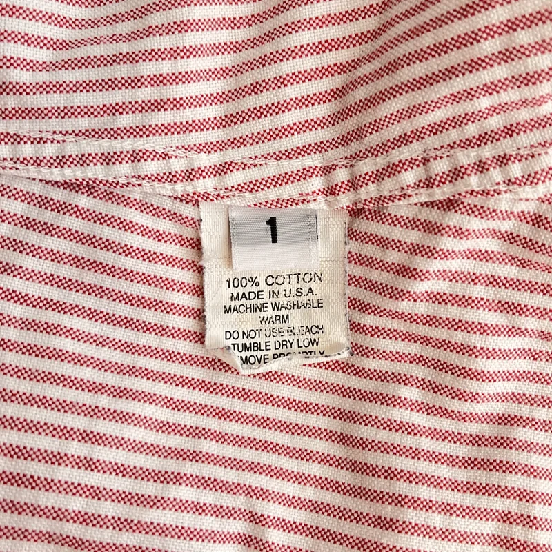 THOM BROWNE / トムブラウン | 2009SS | コットン ストライプ ボタンダウンシャツ | 1 | メンズ