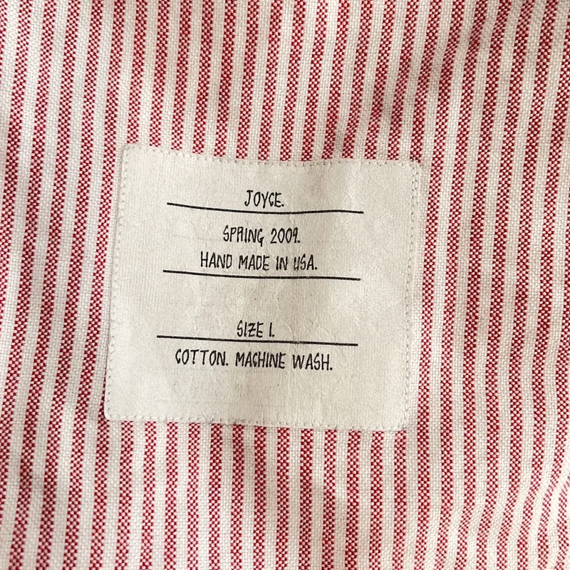 THOM BROWNE / トムブラウン | 2009SS | コットン ストライプ ボタンダウンシャツ | 1 | メンズ