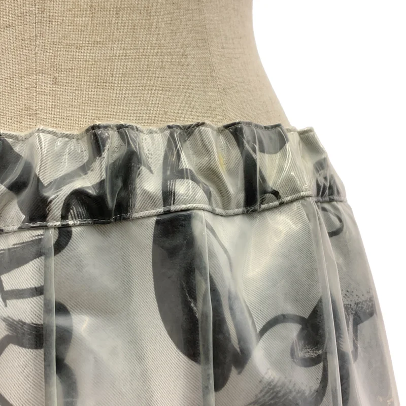 COMME des GARCONS / コムデギャルソン | 2021SS | × Disney 不協和音 ミッキープリント PVC フレアスカート | S | レディース