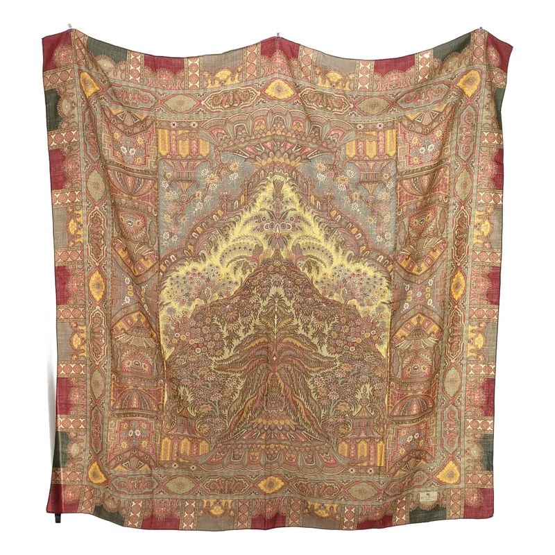 ETRO / エトロ | ウール シルク 大判 ストール |