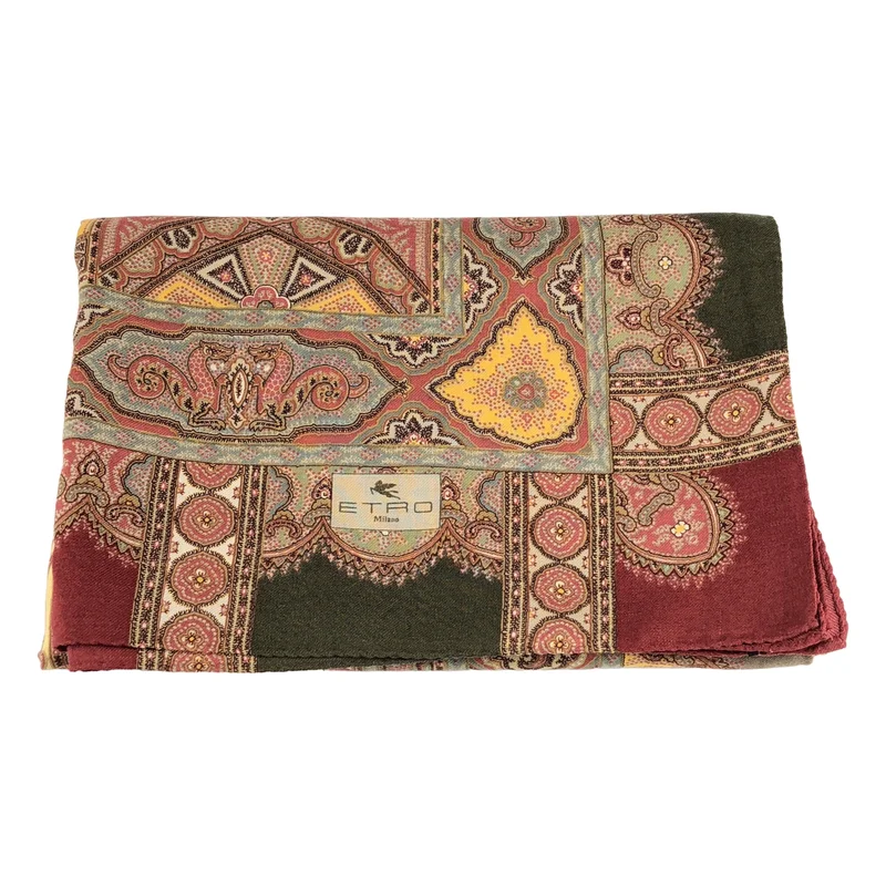 ETRO / エトロ | ウール シルク 大判 ストール |