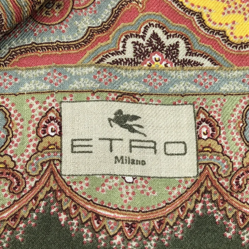 ETRO / エトロ | ウール シルク 大判 ストール |