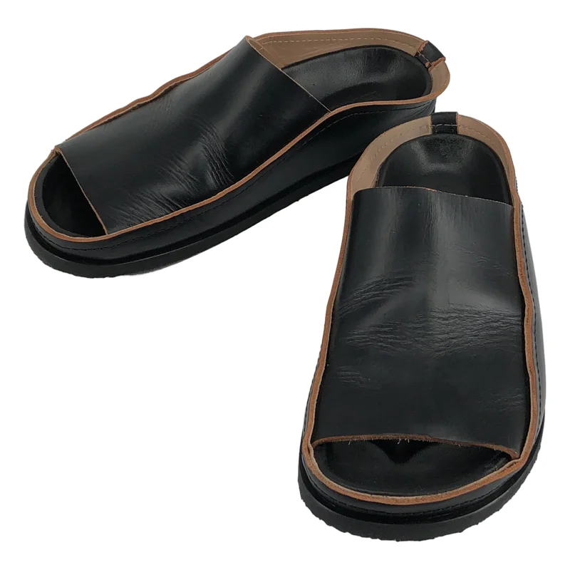 LEMAIRE / ルメール | FUSSBETT SANDALS / レザー フスベットサンダル | 41 | メンズ