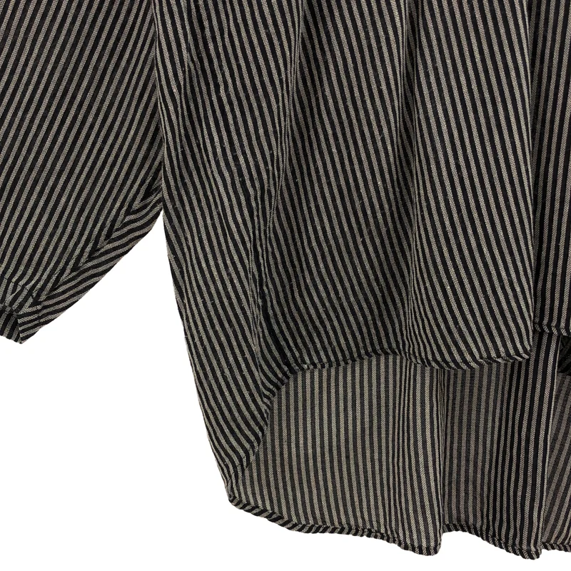 COMOLI / コモリ | 2026SS | シルク コットン ストライプ スキッパーシャツ |