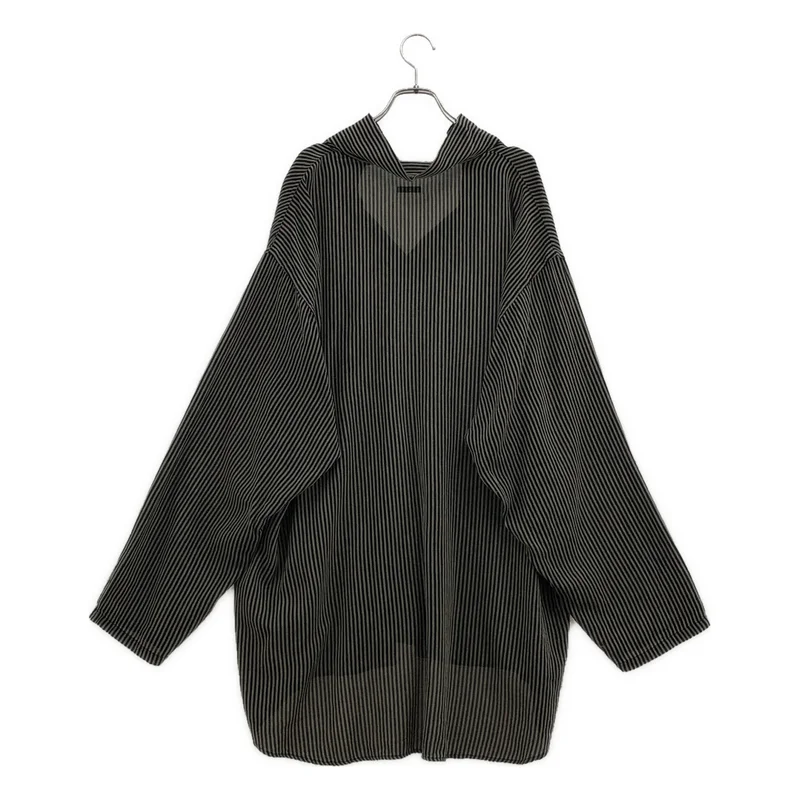 COMOLI / コモリ | 2026SS | シルク コットン ストライプ スキッパーシャツ |