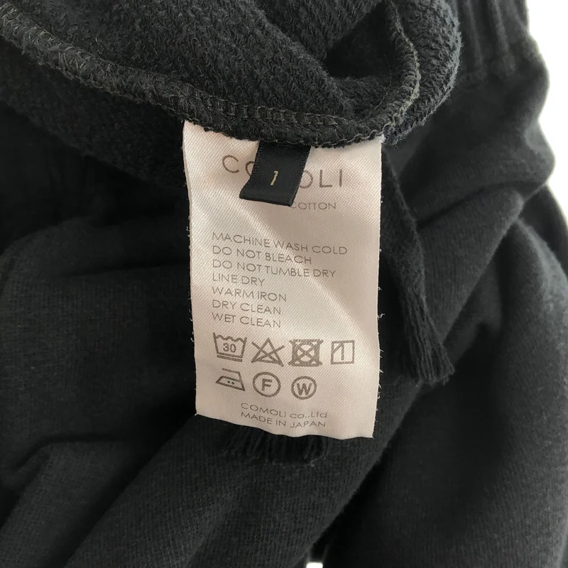COMOLI / コモリ | 製品染 裏毛 パンツ / Z01-05028 | 1 | メンズ