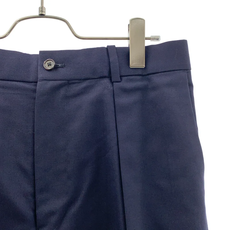 MARKAWARE / マーカウェア | FRONT PLEATS PEGTOP ORGANIC WOOL TROPICAL / トロピカル ウール タック パンツ | 3 | メンズ