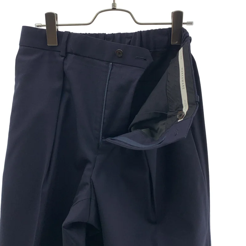 MARKAWARE / マーカウェア | FRONT PLEATS PEGTOP ORGANIC WOOL TROPICAL / トロピカル ウール タック パンツ | 3 | メンズ