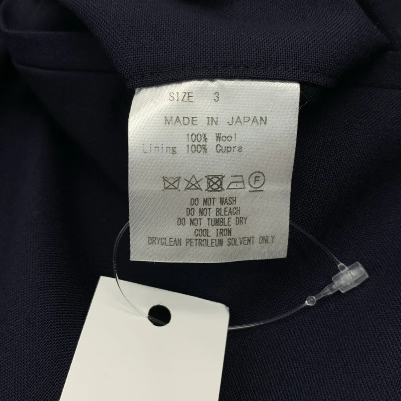 MARKAWARE / マーカウェア | FRONT PLEATS PEGTOP ORGANIC WOOL TROPICAL / トロピカル ウール タック パンツ | 3 | メンズ