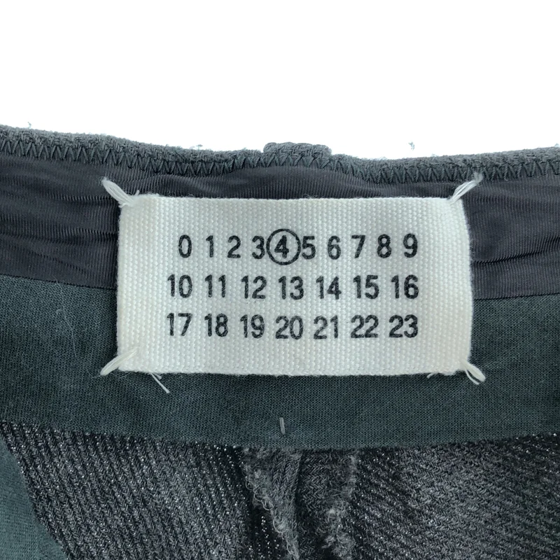 Martin Margiela / マルタンマルジェラ | 2007AW | ウール 裾ジップ スリムスラックス パンツ | 38 | レディース