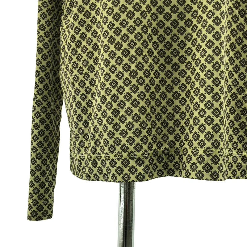 DRIES VAN NOTEN / ドリスヴァンノッテン | 2021AW | 総柄 ストレッチ ハイネック カットソー | L | メンズ