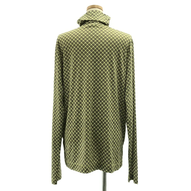 DRIES VAN NOTEN / ドリスヴァンノッテン | 2021AW | 総柄 ストレッチ ハイネック カットソー | L | メンズ