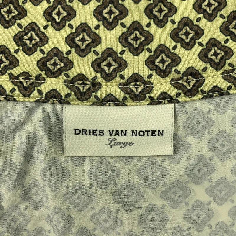 DRIES VAN NOTEN / ドリスヴァンノッテン | 2021AW | 総柄 ストレッチ ハイネック カットソー | L | メンズ