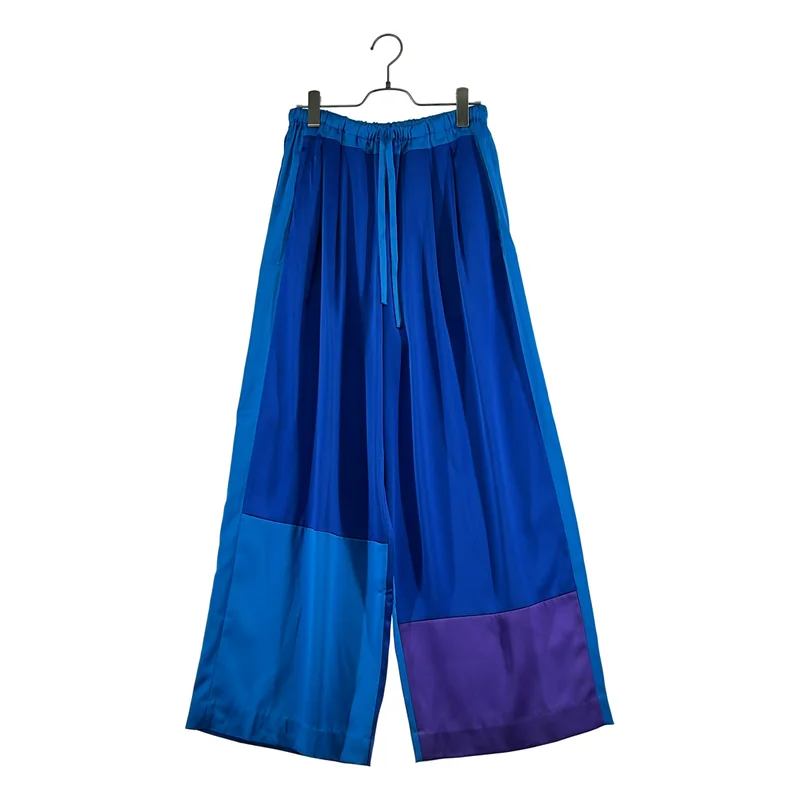 ENFOLD / エンフォルド | COLOR BLOCK PANTS ワイドイージーパンツ | 38 | レディース
