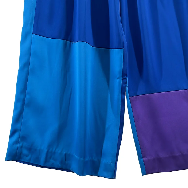 ENFOLD / エンフォルド | COLOR BLOCK PANTS ワイドイージーパンツ | 38 | レディース