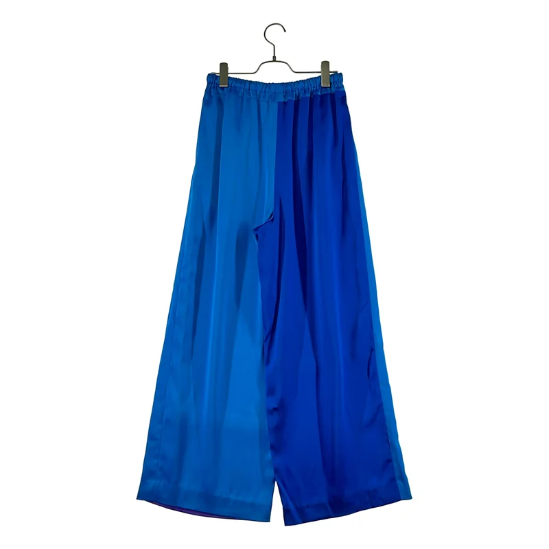 ENFOLD / エンフォルド | COLOR BLOCK PANTS ワイドイージーパンツ | 38 | レディース