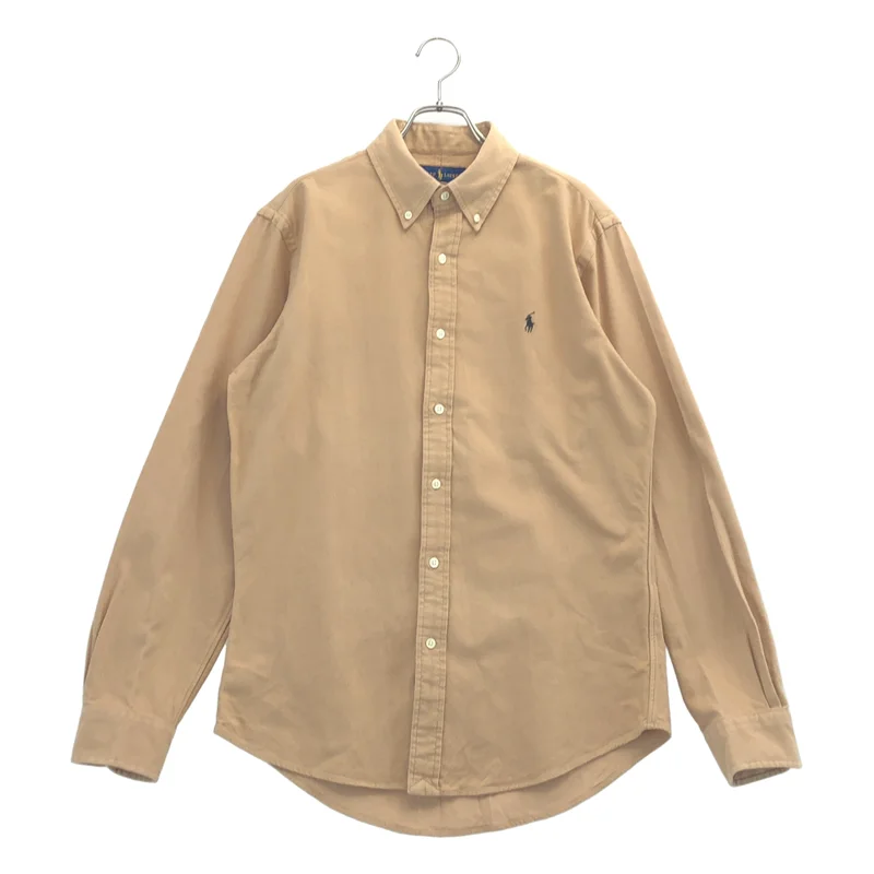 POLO RALPH LAUREN / ポロラルフローレン | CUSTOM FIT コットン ロゴ刺しゅう ボタンダウンシャツ | M | メンズ