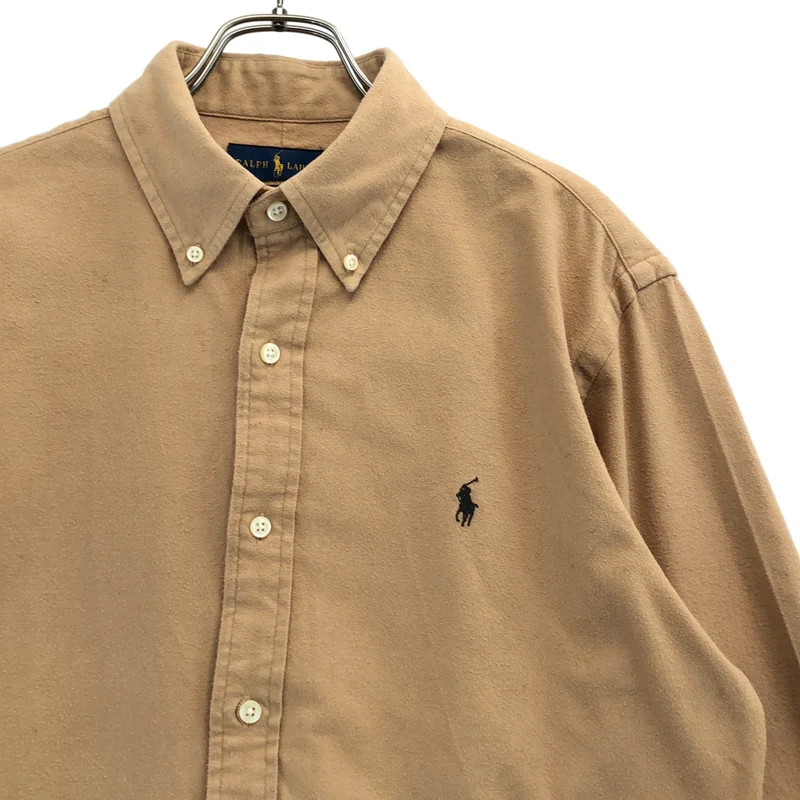 POLO RALPH LAUREN / ポロラルフローレン | CUSTOM FIT コットン ロゴ刺しゅう ボタンダウンシャツ | M | メンズ