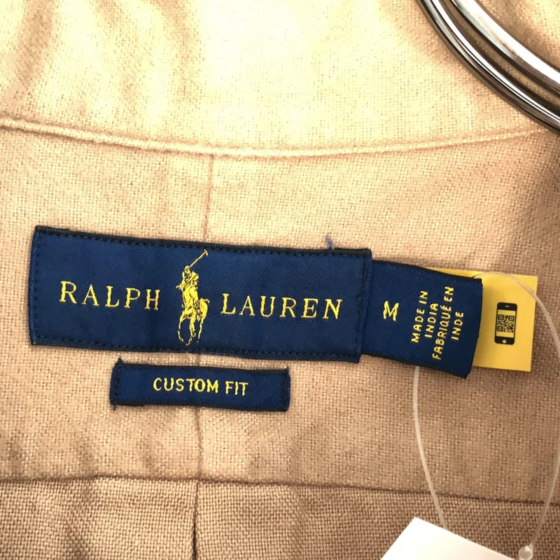 POLO RALPH LAUREN / ポロラルフローレン | CUSTOM FIT コットン ロゴ刺しゅう ボタンダウンシャツ | M | メンズ