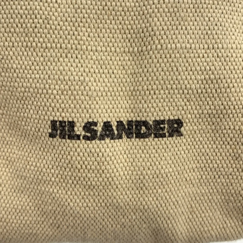 JIL SANDER / ジルサンダー | キャンバス ドローストリングス ダンプリングバッグ |