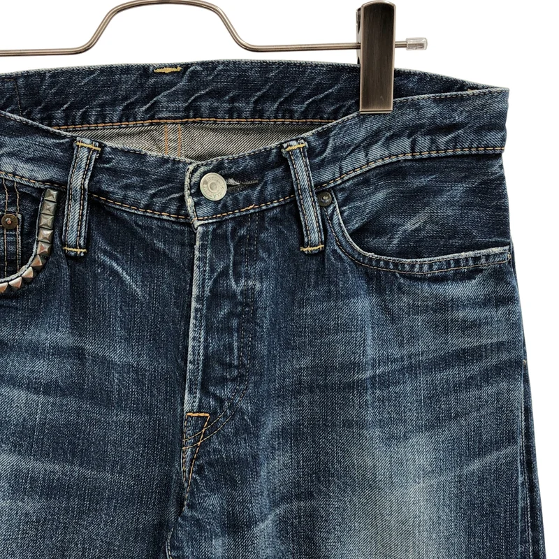 HYSTERIC GLAMOUR / ヒステリックグラマー | スタッズ デニムパンツ 2AP-6434 | M | レディース