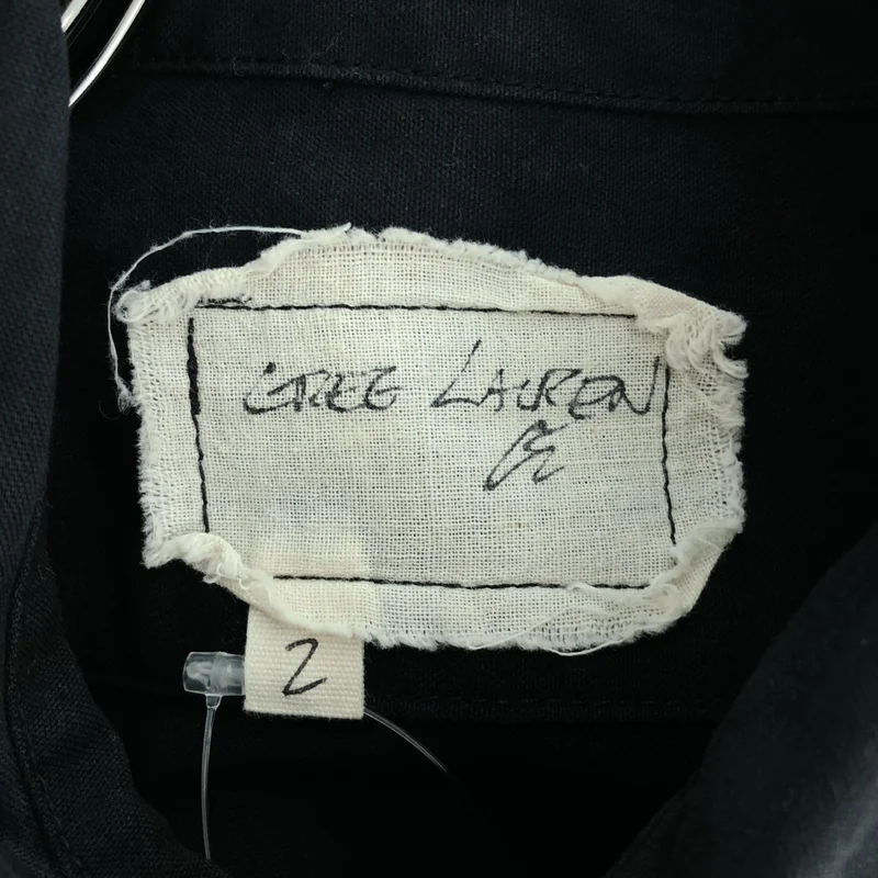 GREG LAUREN / グレッグローレン | BLACK TENT SHORT SLEEVE STUDIO / ミリタリー テントシャツ | 2 | メンズ