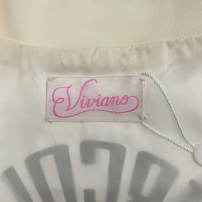 VIVIANO / ヴィヴィアーノ | 2026SS | バックプリント ショート ブルゾンジャケット | L | レディース