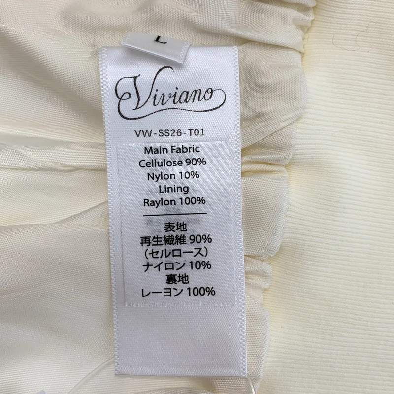VIVIANO / ヴィヴィアーノ | 2026SS | バックプリント ショート ブルゾンジャケット | L | レディース