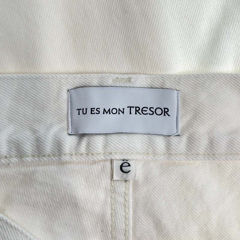 Tu es mon TRESOR / トゥエモントレゾア | コットン ワイド デニムパンツ | 26 | レディース