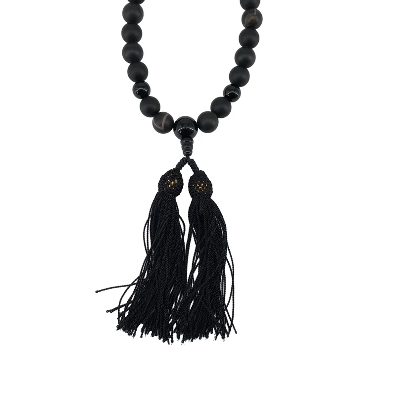 SOSHIOTSUKI / ソウシオオツキ | JUZU NECKLACE TASSEL 数珠 ネックレス | F | メンズ