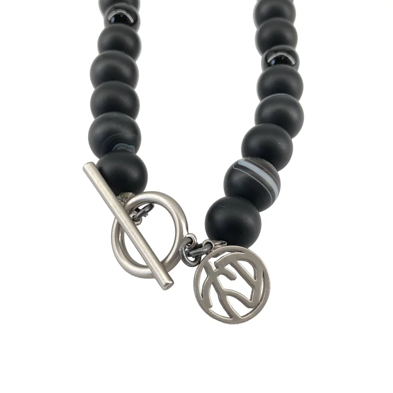 SOSHIOTSUKI / ソウシオオツキ | JUZU NECKLACE TASSEL 数珠 ネックレス | F | メンズ