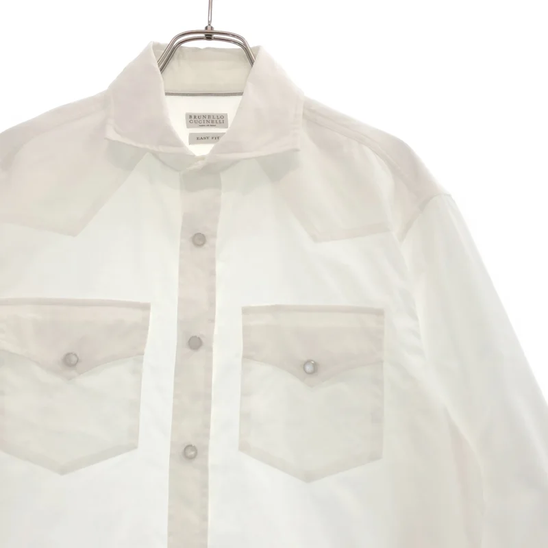 BRUNELLO CUCINELLI / ブルネロクチネリ | ウエスタンシャツ | S | メンズ
