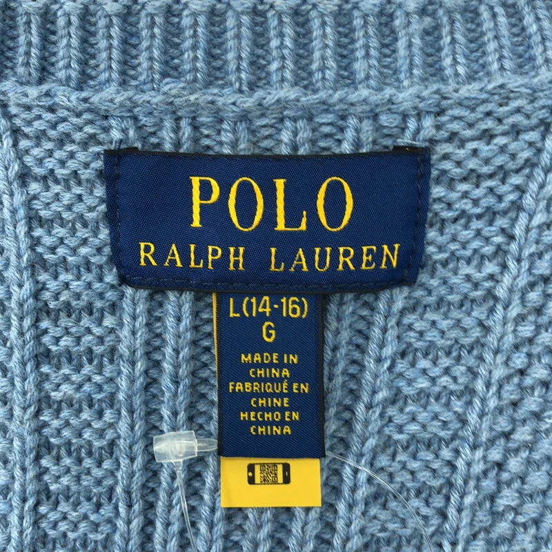 POLO RALPH LAUREN / ポロラルフローレン | コットン 星条旗 ニット セーター | L | レディース