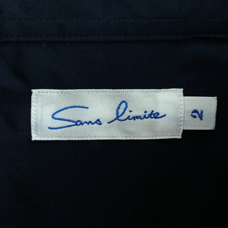 sans limite / サンリミット | ボックスBD 比翼仕立半袖 ブロードシャツ | 2 | メンズ