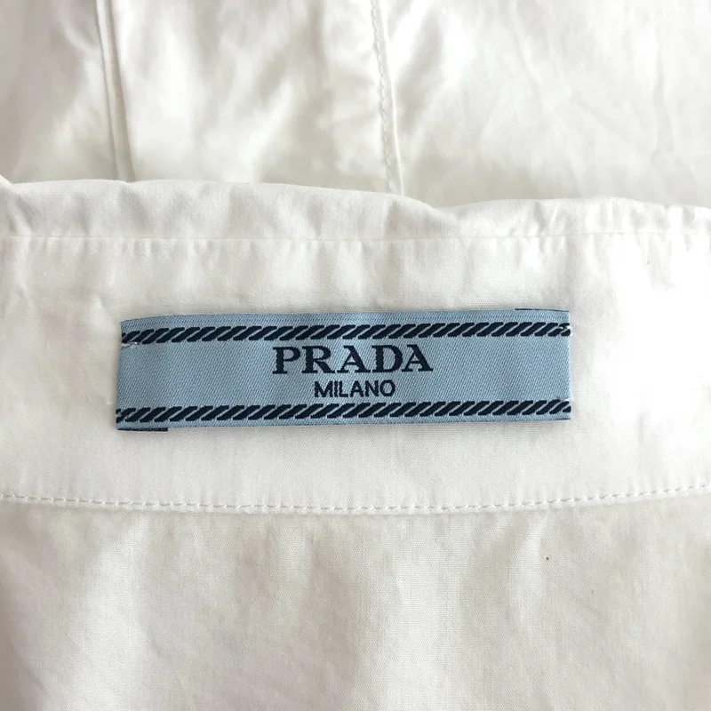 PRADA / プラダ | フリル シャツ_長袖 P497C | 40 | レディース